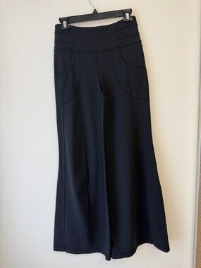 lululemon athletica Black Wide-Leg Leggings